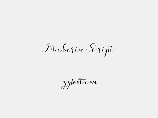 Maheria Script