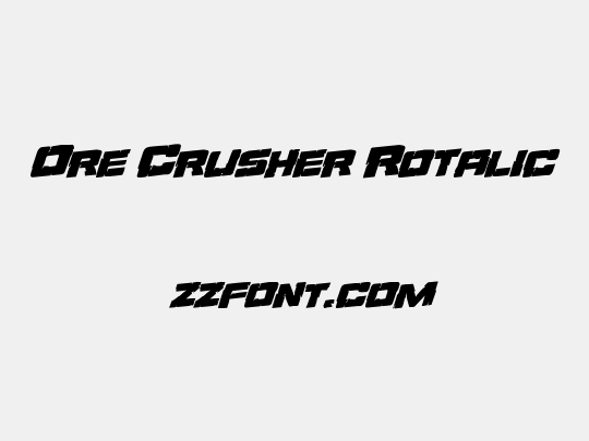 Ore Crusher Rotalic