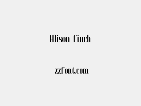 Alison finch