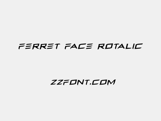 Ferret Face Rotalic