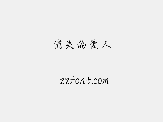 消失的爱人
