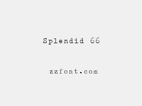 Splendid 66