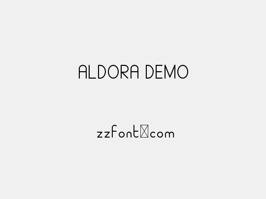 ALDORA DEMO