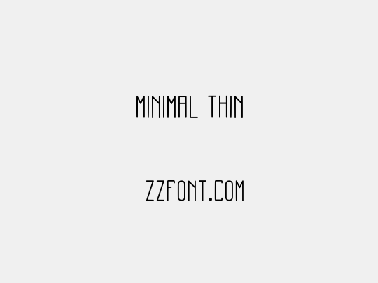 Minimal Thin