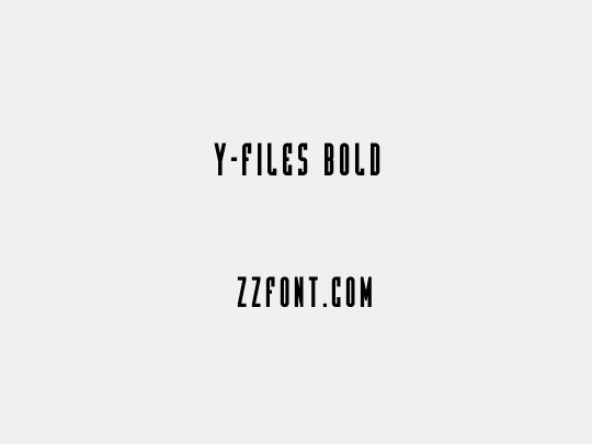 Y-Files Bold