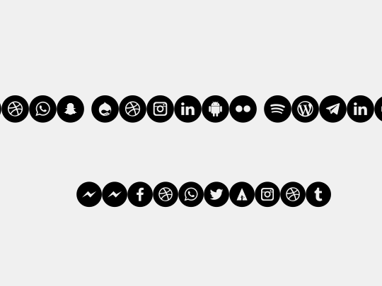 Icons Social Media 6