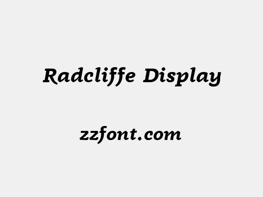 Radcliffe Display