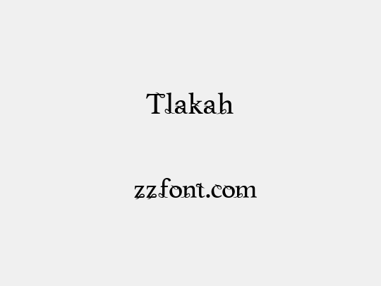 Tlakah