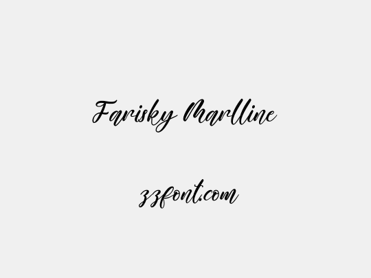 Farisky Marlline