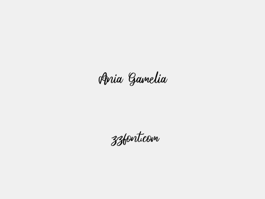 Ania Gamelia