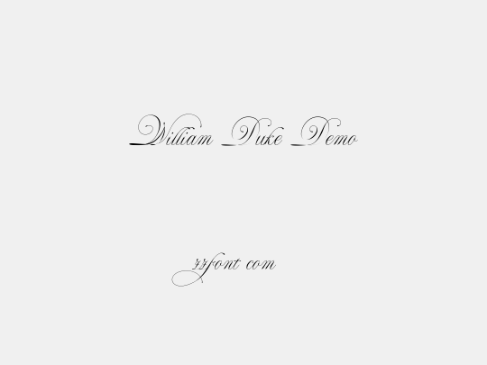 William Duke Demo