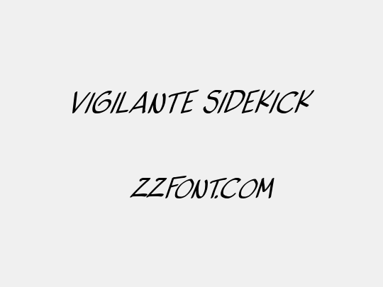 vigilante sidekick