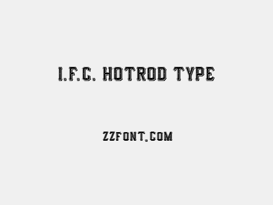 I.F.C. HOTROD TYPE