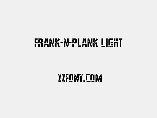 Frank-n-Plank Light