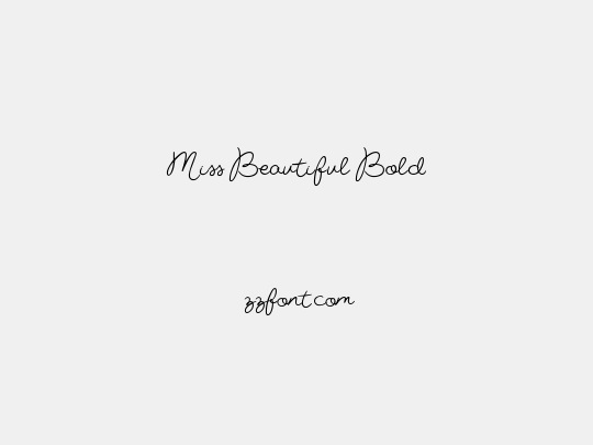 Miss Beautiful Bold