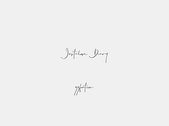 Instalove Diary