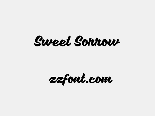 Sweet Sorrow