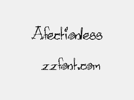 Afectionless