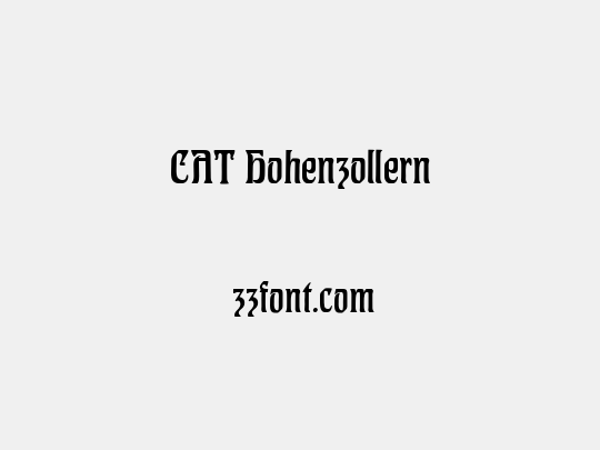 CAT Hohenzollern