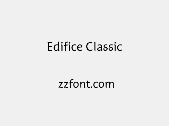 Edifice Classic