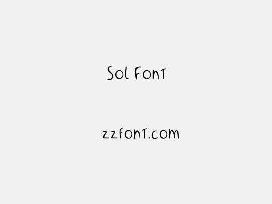 Sol Font