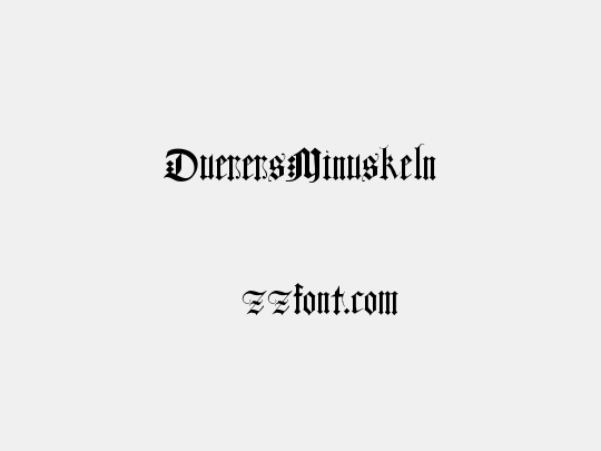 DuerersMinuskeln