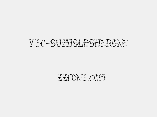 VTC-SumiSlasherOne