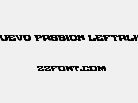 Nuevo Passion Leftalic