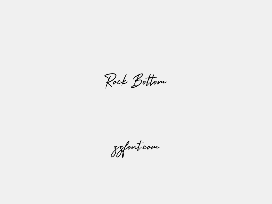 Rock Bottom
