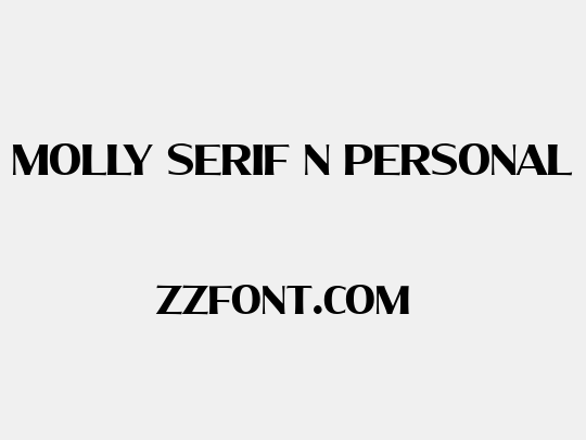 Molly Serif N PERSONAL