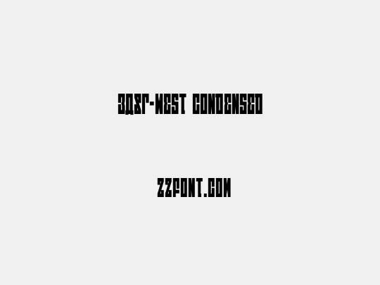EAST-west Condensed