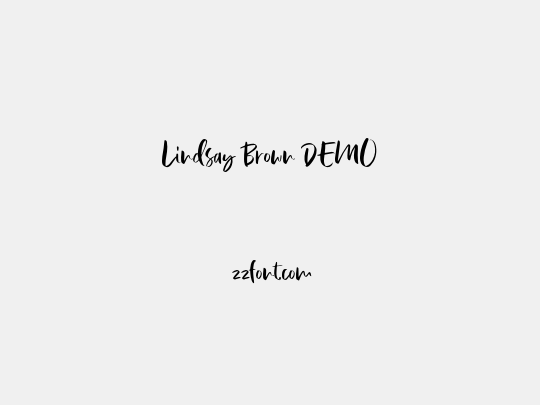 Lindsay Brown DEMO