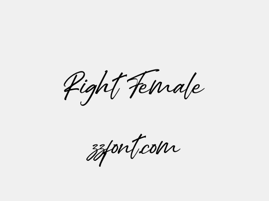 Right Female
