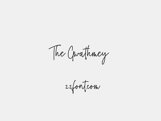 The Gwathmey
