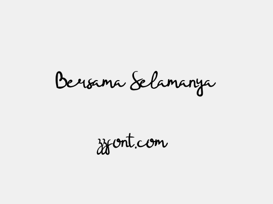 Bersama Selamanya