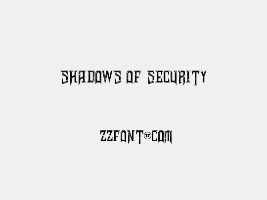 Shadows of Security