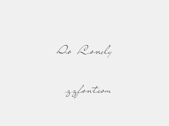 So Lonely