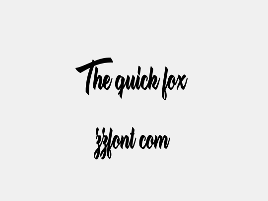 The quick fox