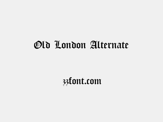 Old London Alternate