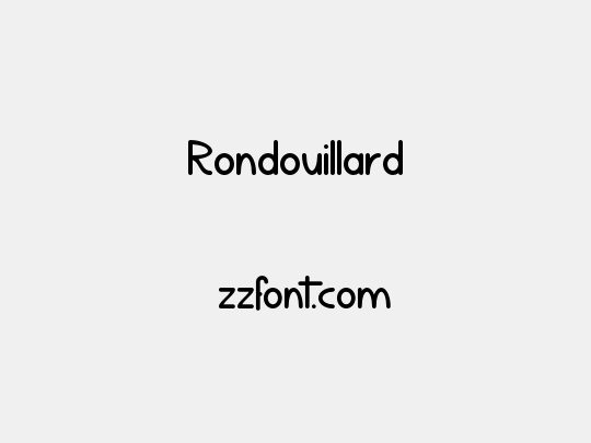 Rondouillard