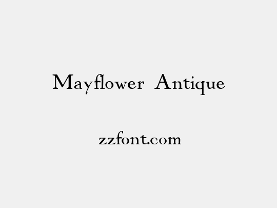 Mayflower Antique