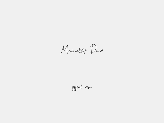 Minimalisty Demo