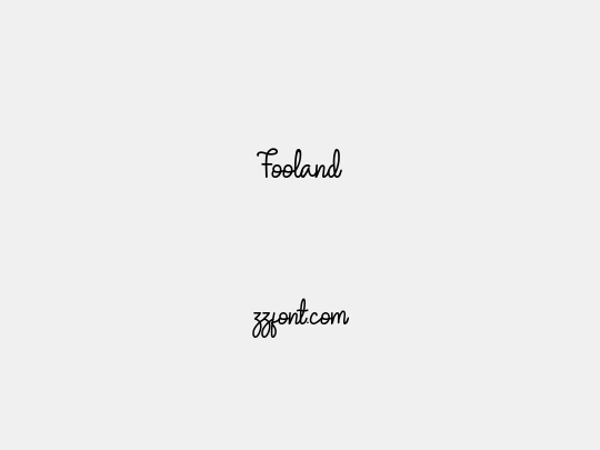 Fooland