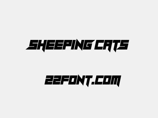 Sheeping Cats