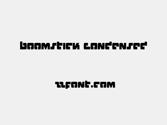 Boomstick Condensed