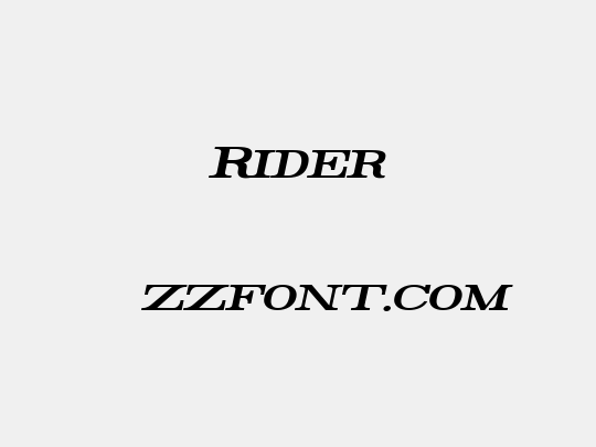 Rider