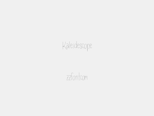 Kaleidescope