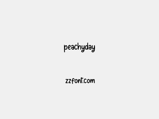 peachyday