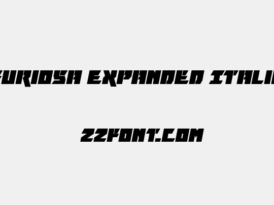 Furiosa Expanded Italic