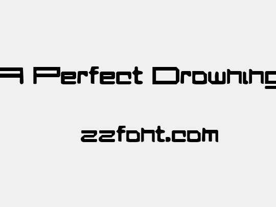 A Perfect Drowning